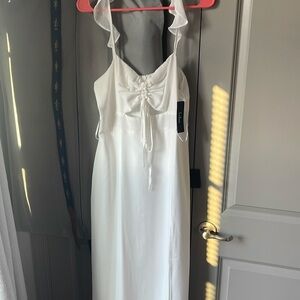White lulus long dress size L